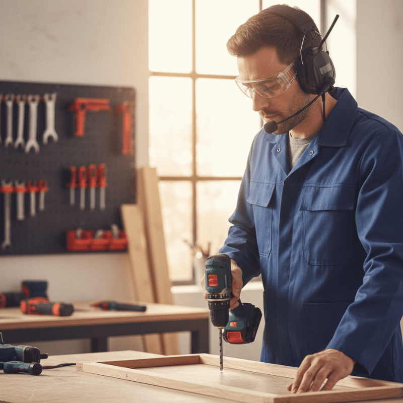 Ear Defenders with DAB Radio, Noise Reduction Headphones