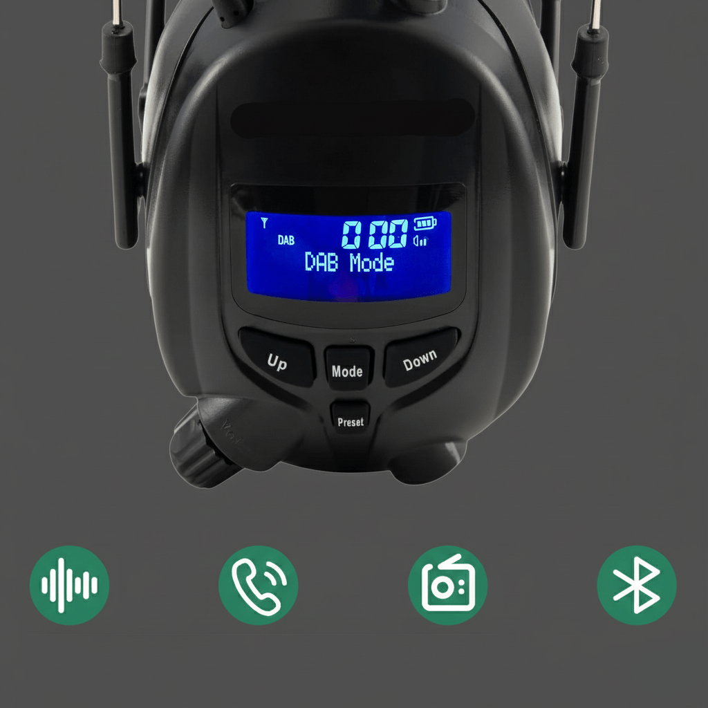 Ear Defenders with DAB Radio, Hearing Protection – image 6