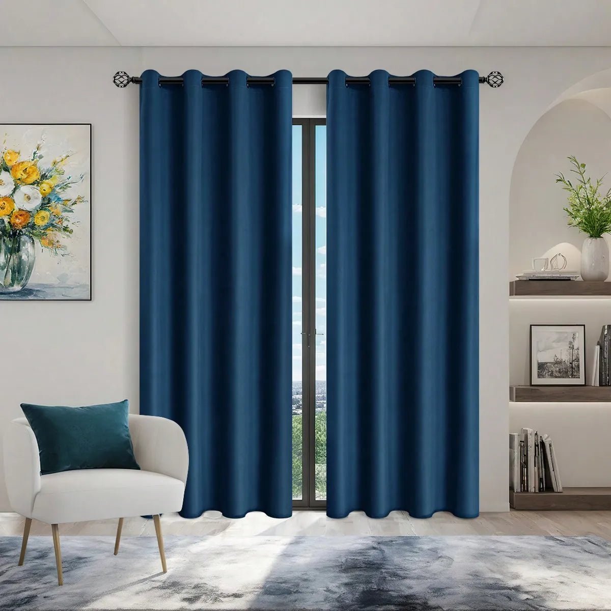 Blackout Curtains for Bedroom, Eyelet Curtains for Living Room – image 6
