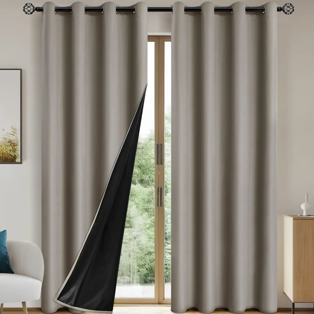 Blackout Curtains for Bedroom, Ready Made Curtains Sold as One Panel – image 9
