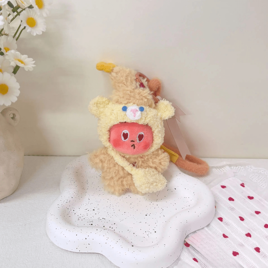 Doll Clothes for 10 cm Dolls, Handmade Plush Doll Outfit, Doll Accessories for Twinkle Twinkle 4.0 Dolls_08