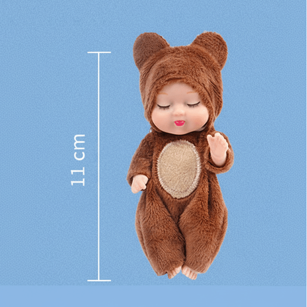 Baby Doll, Mini Sleeping Princess Doll 11 cm, Small Toy Doll, Kids Toys for Role Play, Stocking Filler_04