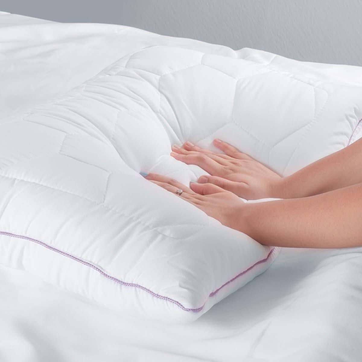 Soft Supportive Pillow with Cover – image 5