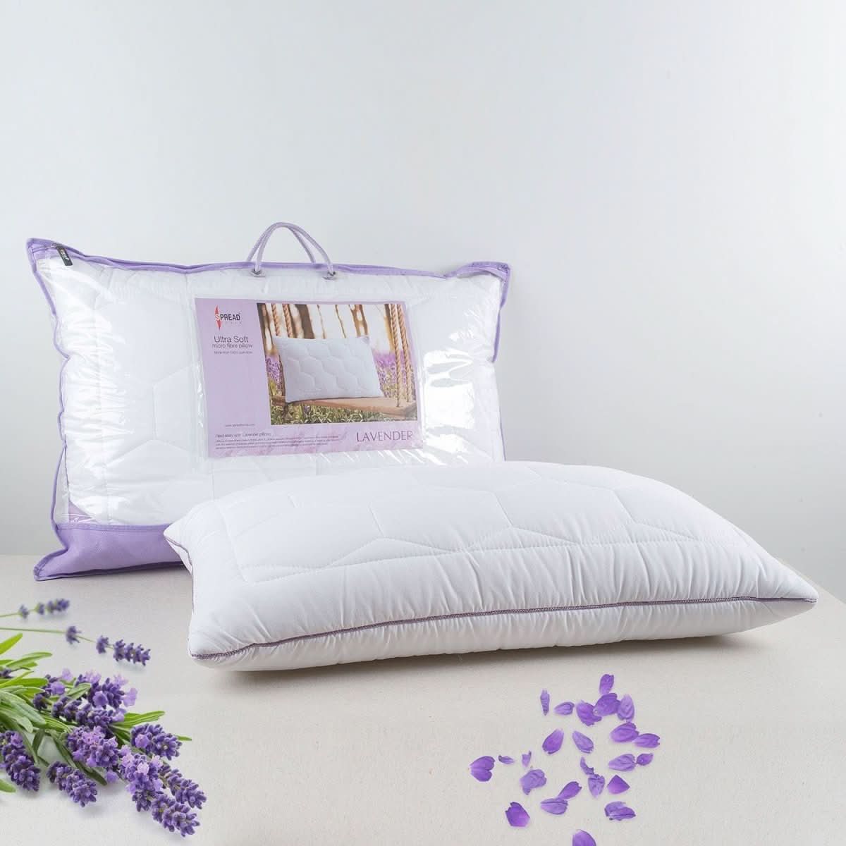 Bed Pillows for Sleeping, Anti Allergy Pillow with Lavender Scent