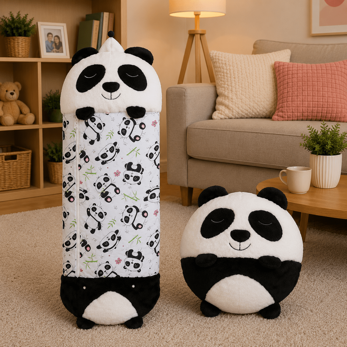 Soft Toy with Sleeping Bag, 2 in 1 Plush Toy – image 9