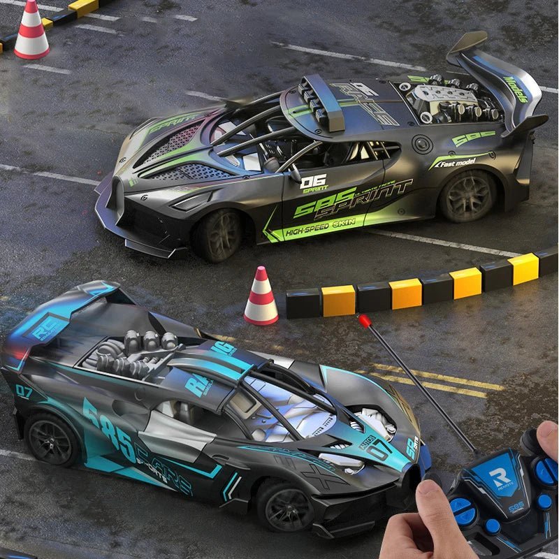 Remote Control Car 1:18, Fast RC Car up to 15 km/h with 2.4 GHz Remote, Electric Sports Car, Boys Toys for Beginners_04