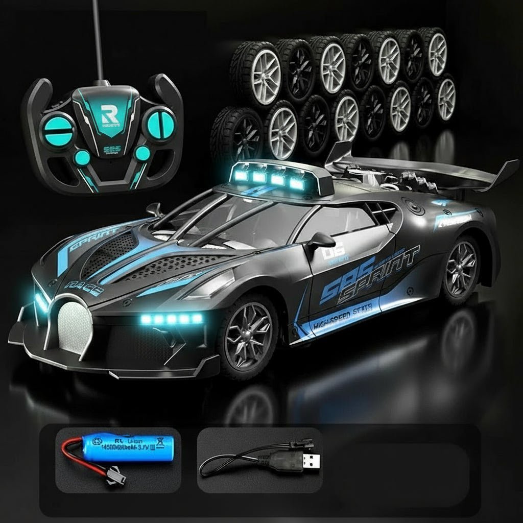Remote Control Car 1:18, Fast RC Car up to 15 km/h with 2.4 GHz Remote, Electric Sports Car, Boys Toys for Beginners_08