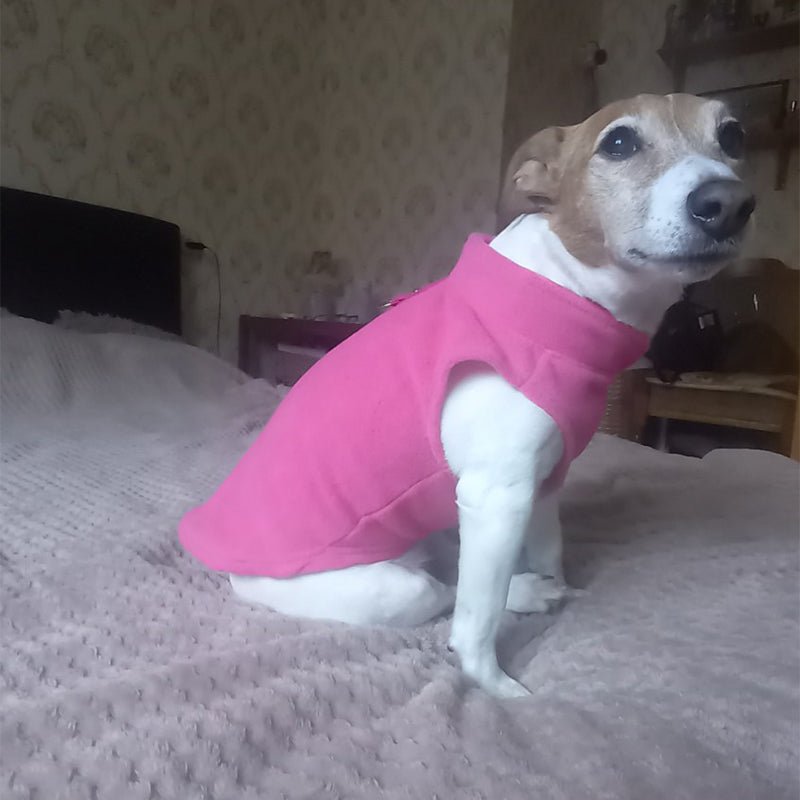 Warm Dog Vest with D Ring, Fleece Dog Coat for Small Dogs and Cats, Warm Dog Jacket_16