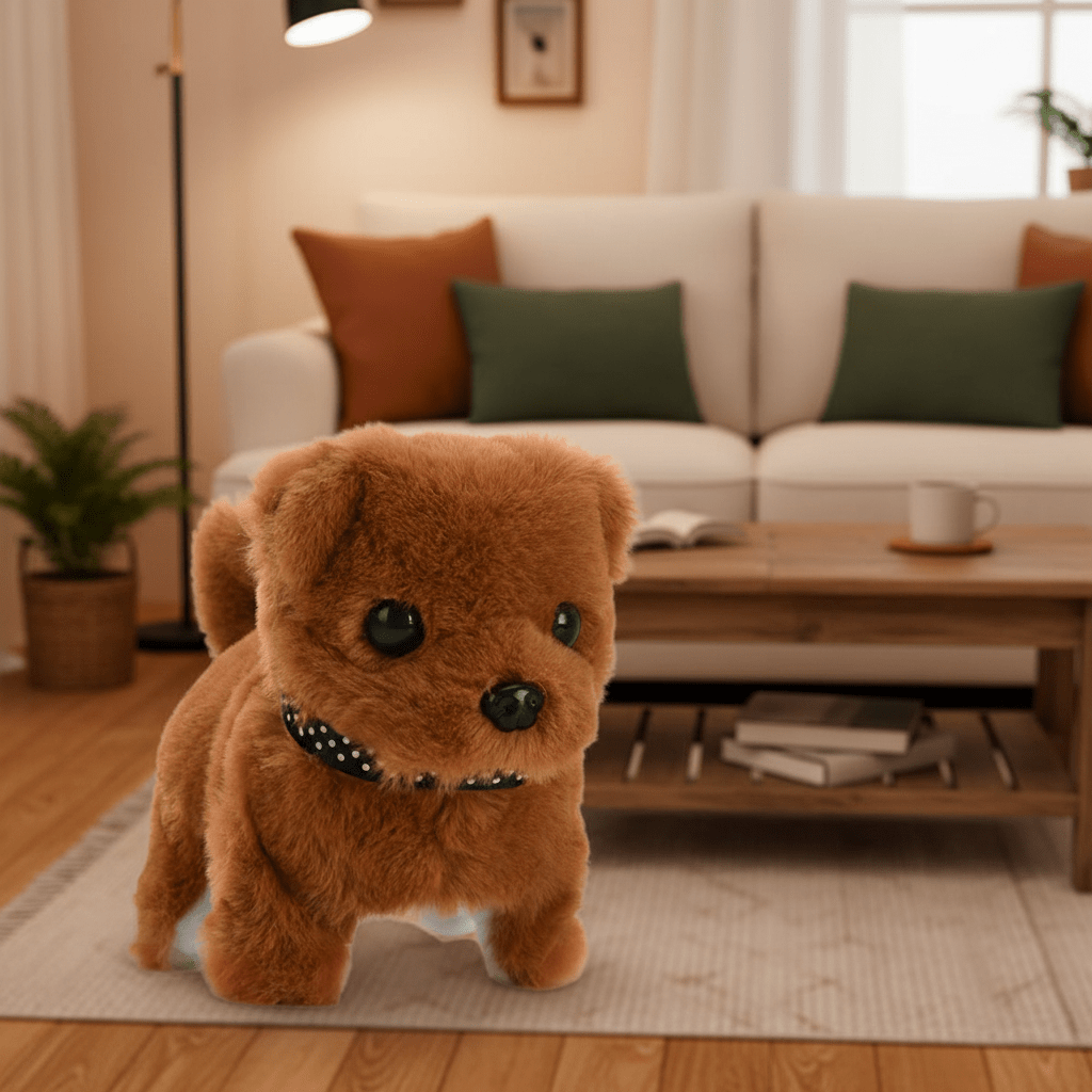 Robot Dog Toy, Interactive Toy Dog That Walks and Barks, Plush Robotic Dog for Kids, Walking Puppy Toy_00