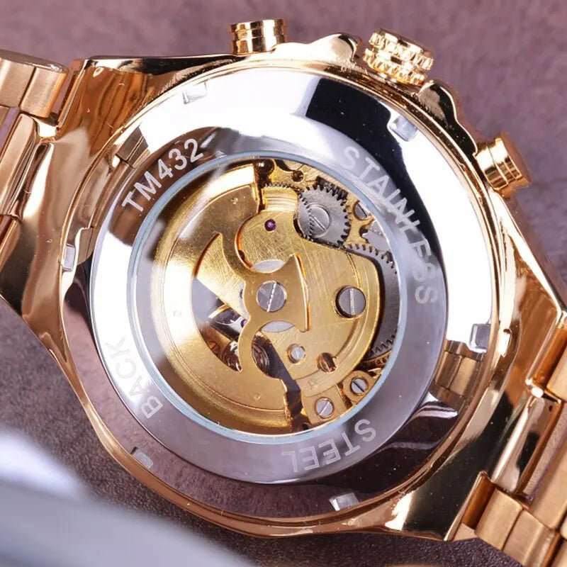 Mens Watch, Mechanical Watch for Men Powered by Motion – image 4