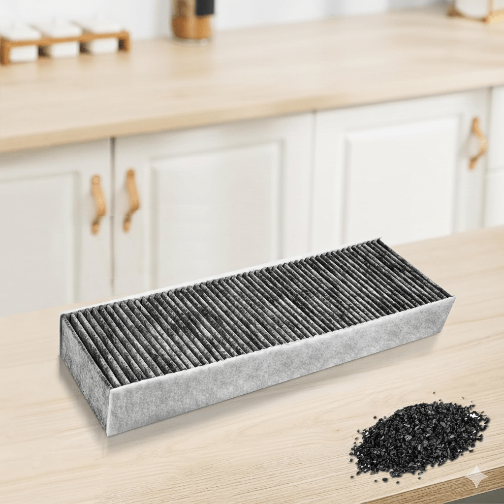 Cooker Hood Filter, Extractor Hood Filter, Activated Carbon Filter Replacement, Odour Neutraliser for Kitchen Hoods_03
