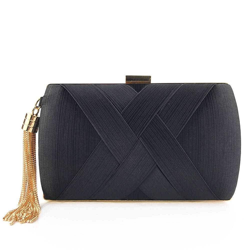 Clutch Bags, Satin Clutch Handbag with Tassel – image 13