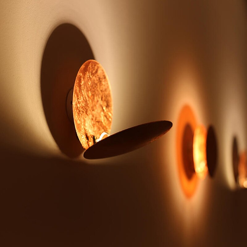 EclipseAura | Stylish Textured Alloy Modern Wall Light Fixture 3