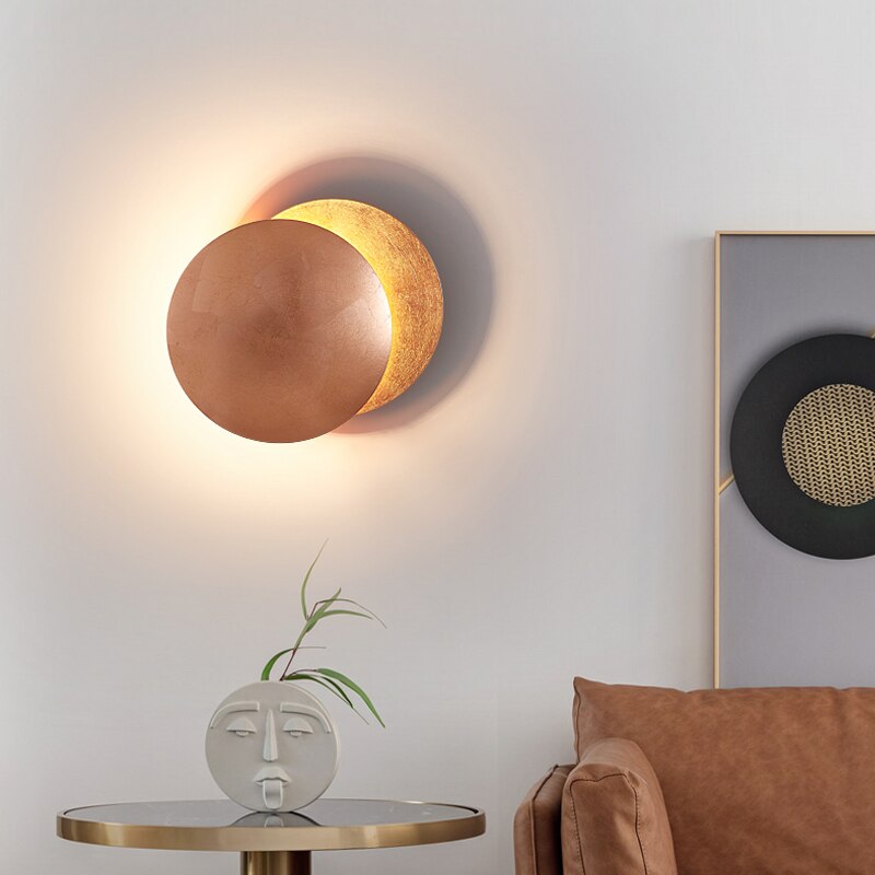 EclipseAura | Stylish Textured Alloy Modern Wall Light Fixture 5
