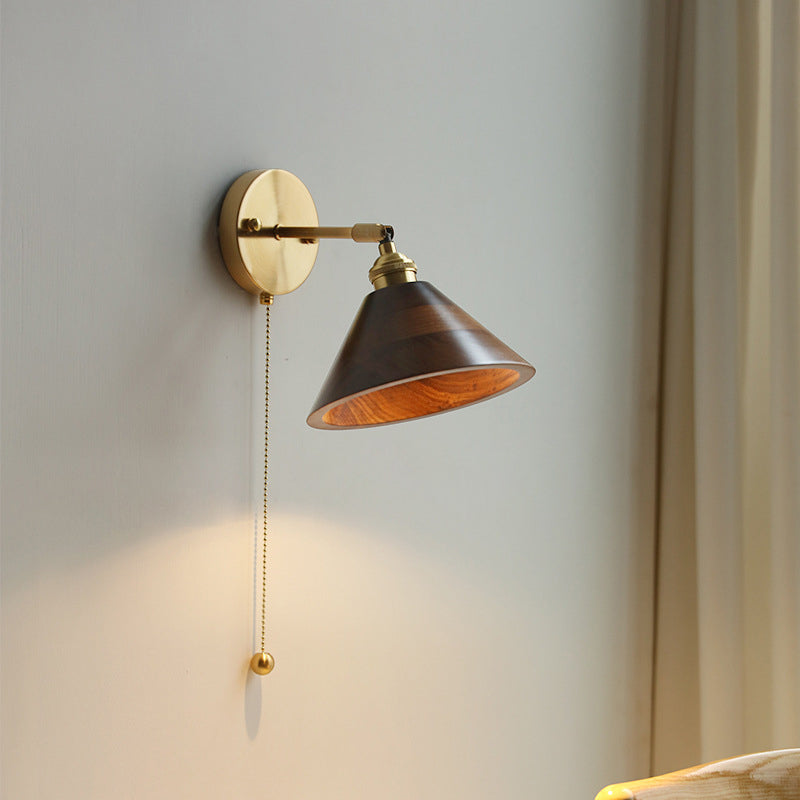 Elegant Scandinavian Wall Sconce Lighting with Adjustable Chain for Cozy Ambiance 10