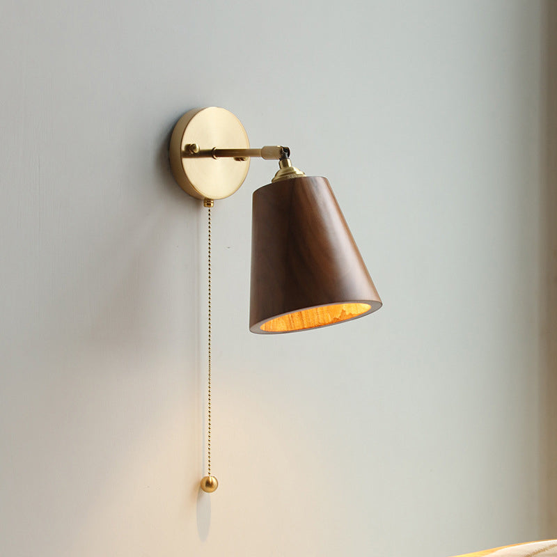Elegant Scandinavian Wall Sconce Lighting with Adjustable Chain for Cozy Ambiance 13