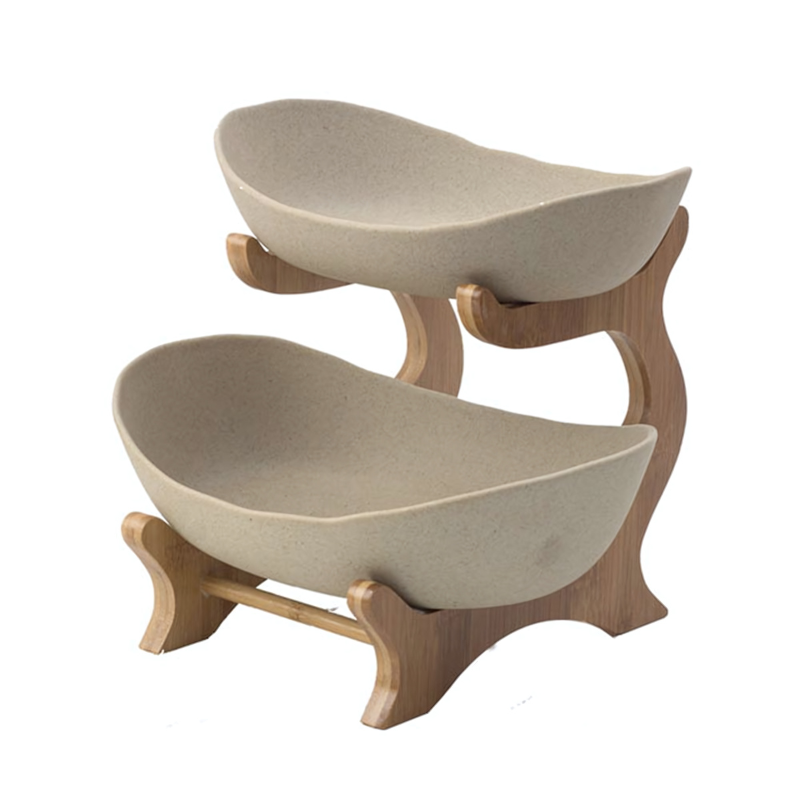 Elegant Three-Tier Fruit Bowl with Compact Design | Stylish Storage Solution for Kitchen Organization 0