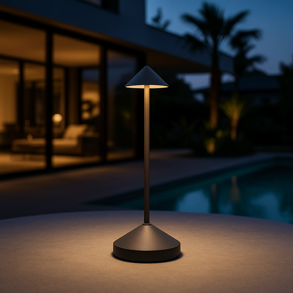 Table Lamps for Bedroom, Modern Living Room Lamp in Aluminium – image 11