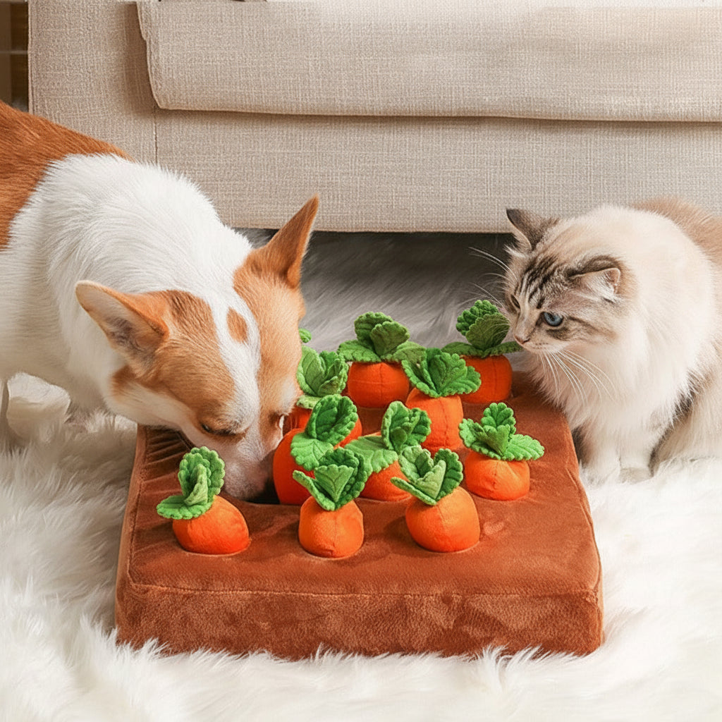 Engaging Snuffle Mat | Interactive Dog Puzzle Toy with Treat Hiding Fun | Indoor Enrichment for Focused Play 0