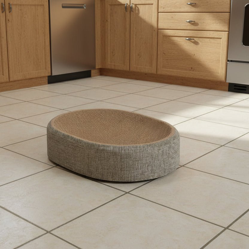 Woven Sisal Cat Scratching Mat, Kitten Bed for Scratching and Lounging – image 6