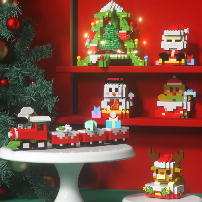 Christmas Building Blocks, Building Blocks Set with Storage Box, Educational Toys, Christmas Toys for Kids_02