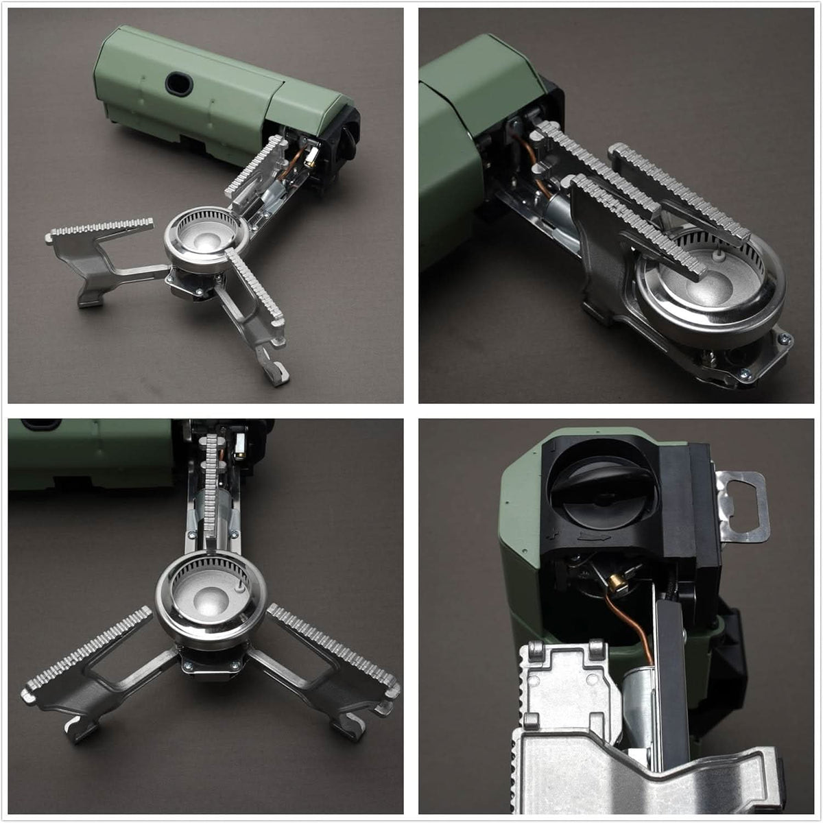 Camping Stove with Gas, Portable Gas Stove Camping Set with Butane Gas Canister and Carrying Bag, Camping Cooker 2.2 kW_03