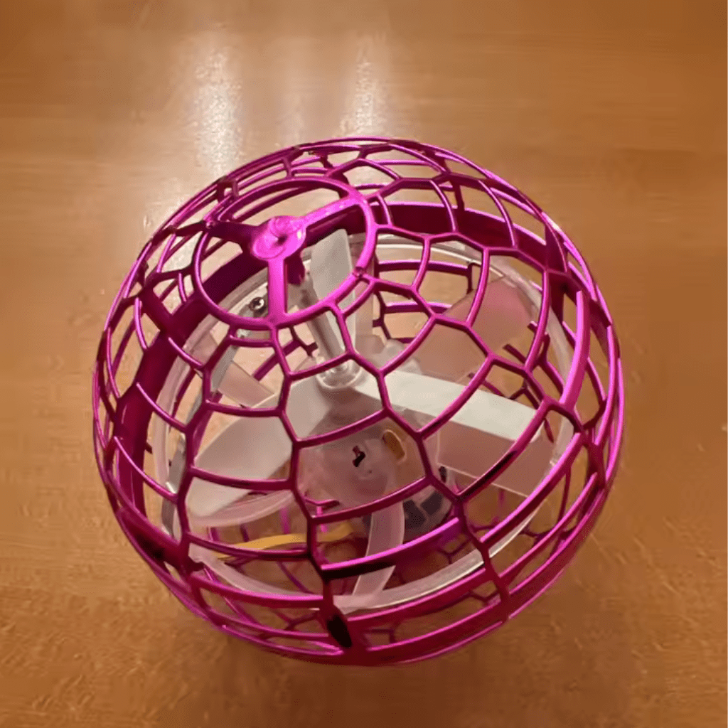 Flying Gyroscope with LED Lights, Hand Controlled Magic Flying Ball Toy for Kids and Adults – image 7