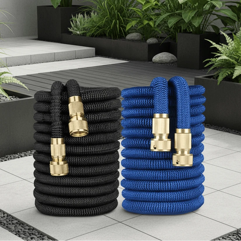Expandable Hose Pipe, Expanding Garden Hose with Storage Bag, Flexible Hosepipe for Garden Watering and Car Washing_00