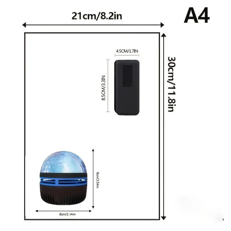 Nebula Projector, Galaxy Projector Light for Bedroom, Star Projector Childrens Night Light, Starry Sky Ambient Lighting_04