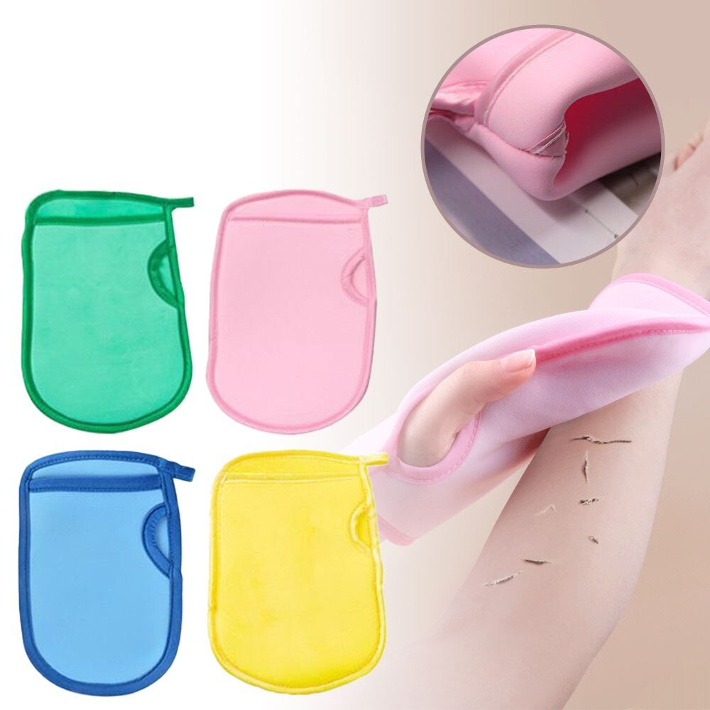 Exfoliating Glove for Shower and Bath, Reusable Body Scrubber Glove in Viscose, Body Exfoliator Mitt for Smooth Skin_05
