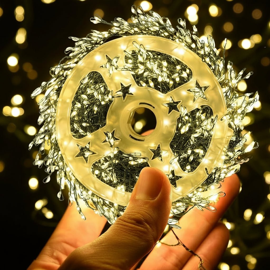 Outdoor Christmas Lights, Copper Wire Fairy Lights with Remote, Firework Tree Lights for Christmas Decorations_07