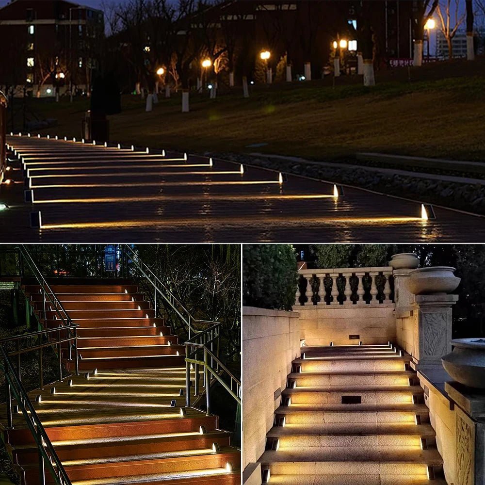 Outdoor Lights, Solar Garden Lights, Outdoor Solar Lights for Steps and Stairs on Garden Paths and Driveways_06