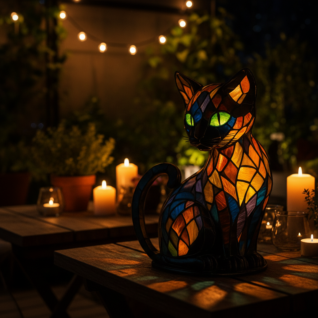 Cat Night Light, Rechargeable Childrens Night Light, Silicone Touch Lamp for Bedroom, Gift for Cat Lovers_04
