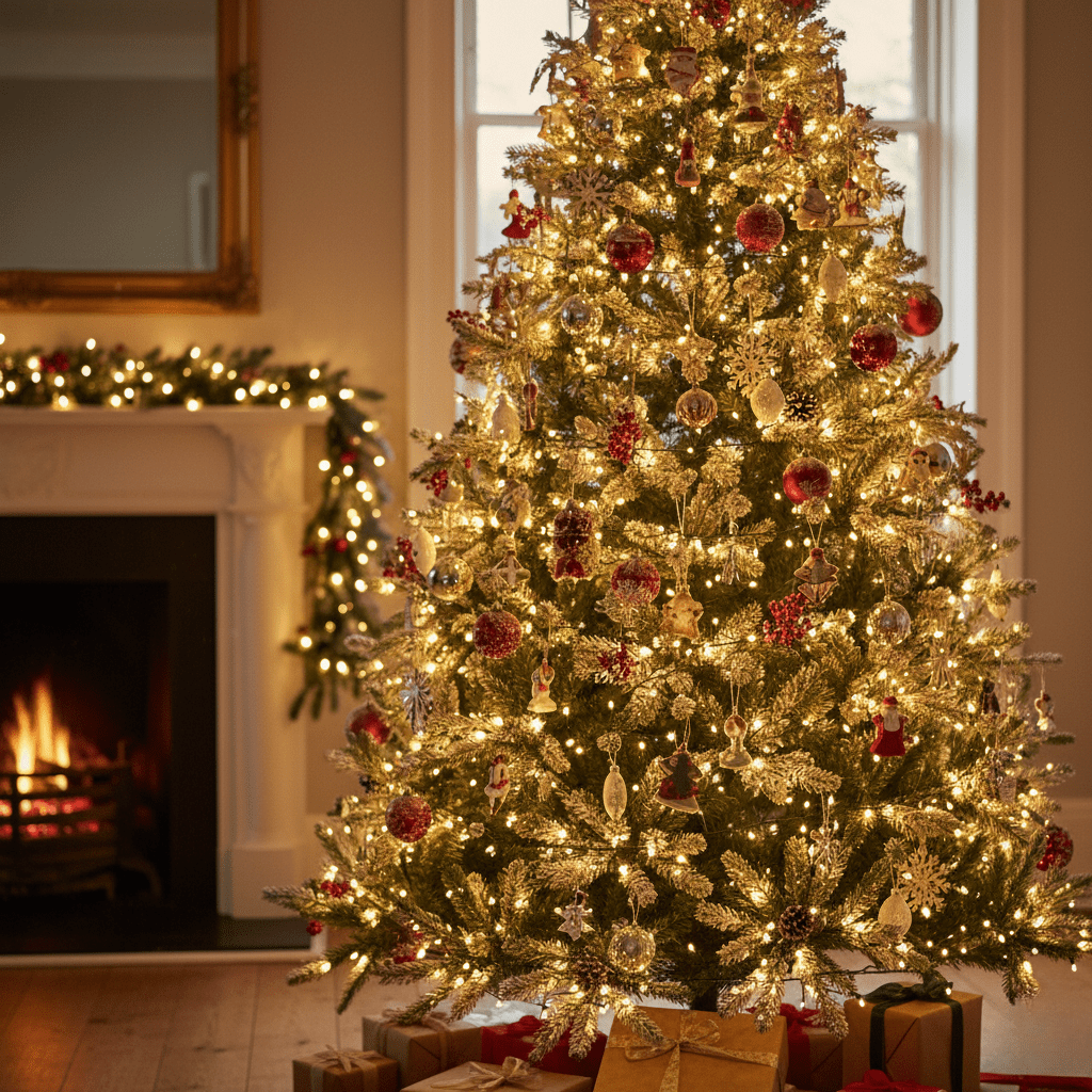 Christmas Lights Outdoor, Warm White Copper Wire Fairy Lights, IP65 Outdoor String Lights for Garden and Balcony_01