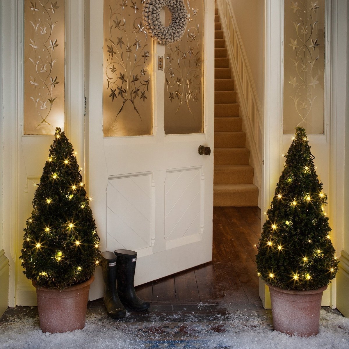 Christmas Lights Outdoor, Warm White Copper Wire Fairy Lights, IP65 Outdoor String Lights for Garden and Balcony_04