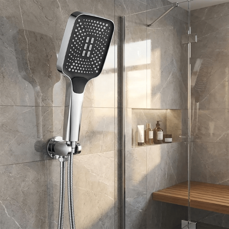 Handheld Shower Head, High Pressure Shower Head with 3 Spray Types, Replacement Shower Head with Anti Limescale Nozzles_00