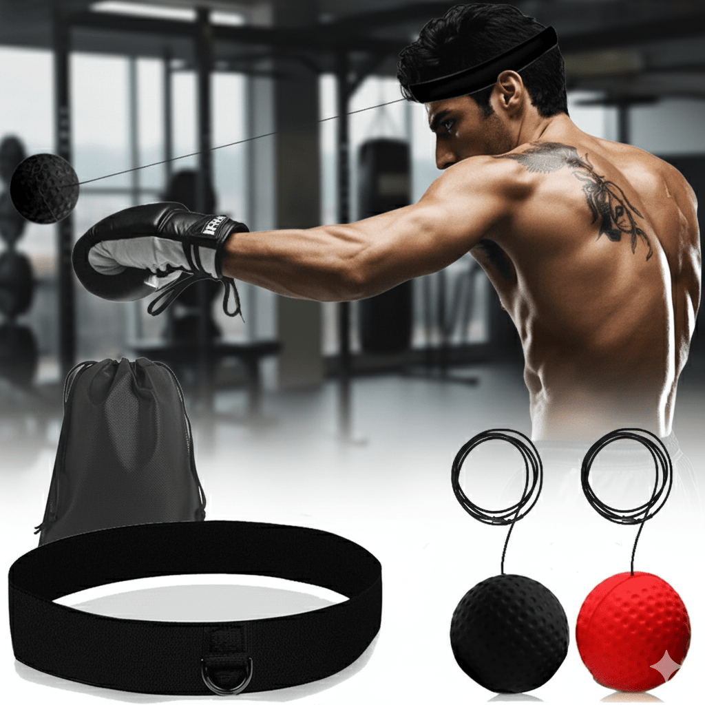 Boxing Reflex Ball, Reaction Ball for Boxing Training, Boxing Equipment for Reaction Speed, Fitness Equipment for Home