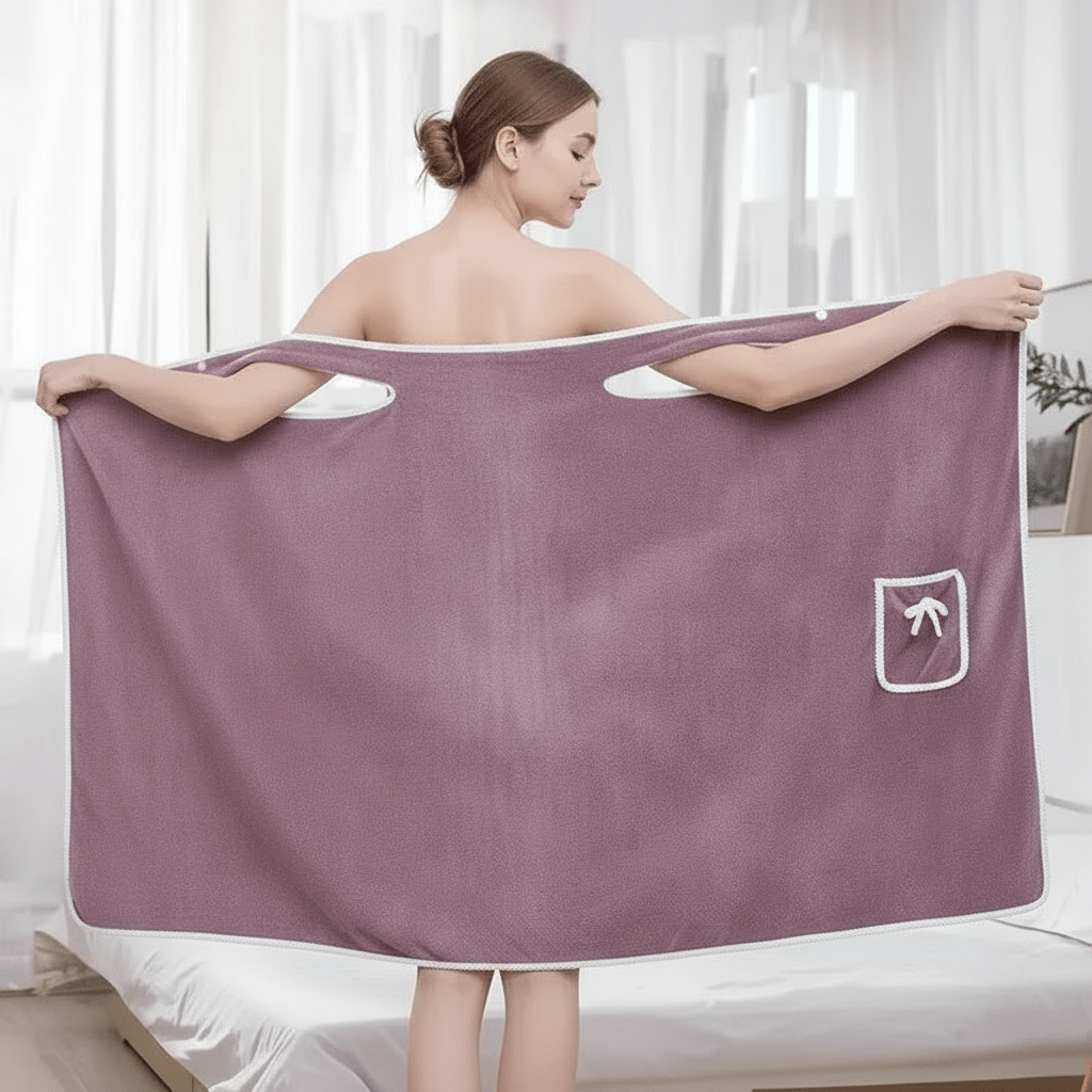 Beach Towel Wrap for Women, Quick Drying Bath Towel for Spa and Travel, Gym Towel 135 x 80 cm_10