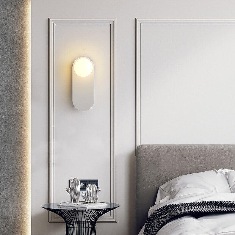 GloboLux | Elegant Minimalist Glass Wall Sconce Lighting Fixture 6