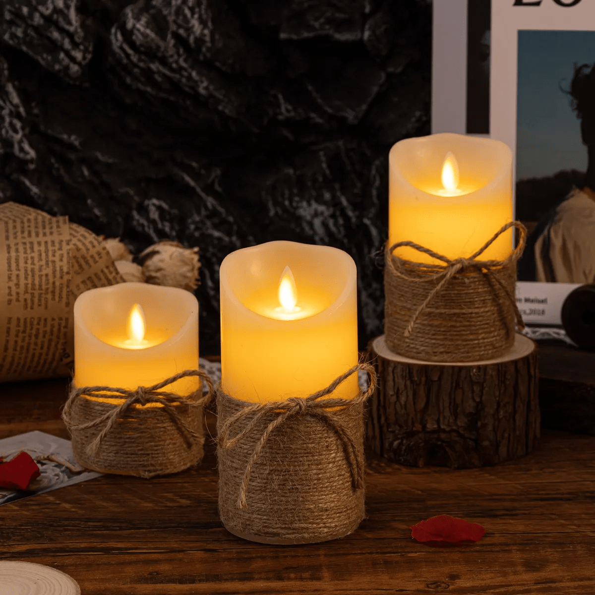 Flameless Battery Candles with Realistic Flicker – image 6