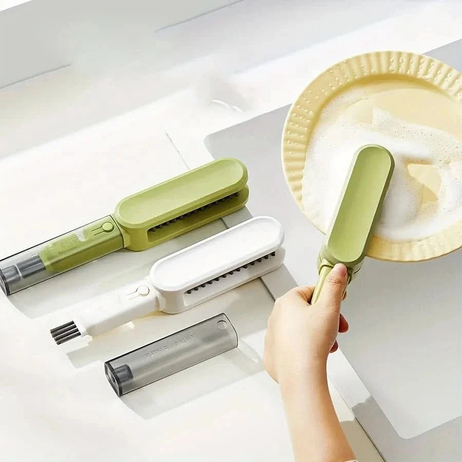 Knife and Cutlery Cleaner, 4 in 1 Knife Cleaning Brush, Double Sided Knife Cleaner with Magnetic Guide, Kitchen Brush_02