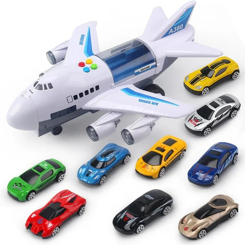 Plane Toy with Mini Cars, Toy Aeroplane with Music and Lights – image 7