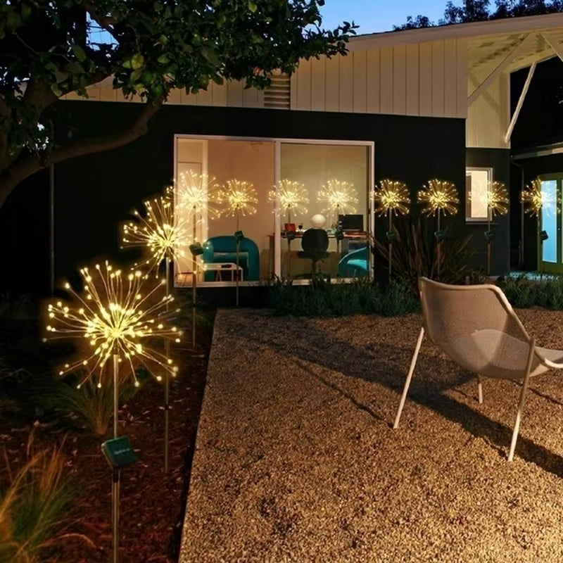 Outdoor Solar Lamp with Firework Effect, Starburst Solar Light – image 5