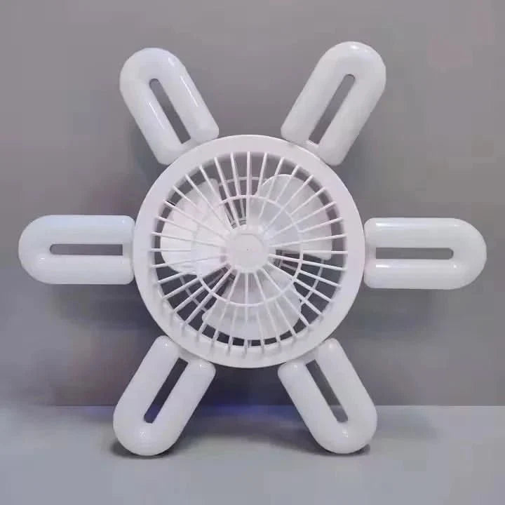 Ceiling Fan and Light with Remote Control, LED Ceiling Light with Fan for Bedroom, Air Cooling Fan with 4 Speeds_06
