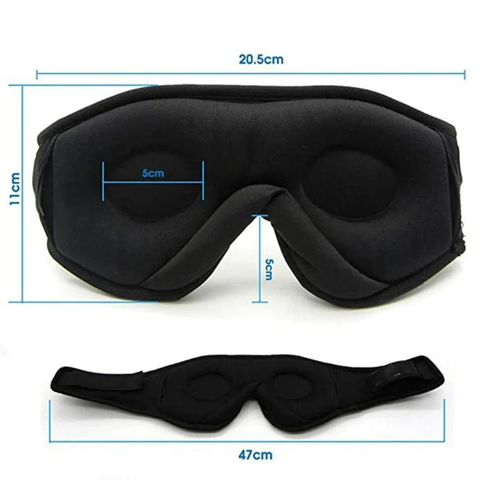 Eye Mask for Sleeping, Bluetooth Sleep Headphones