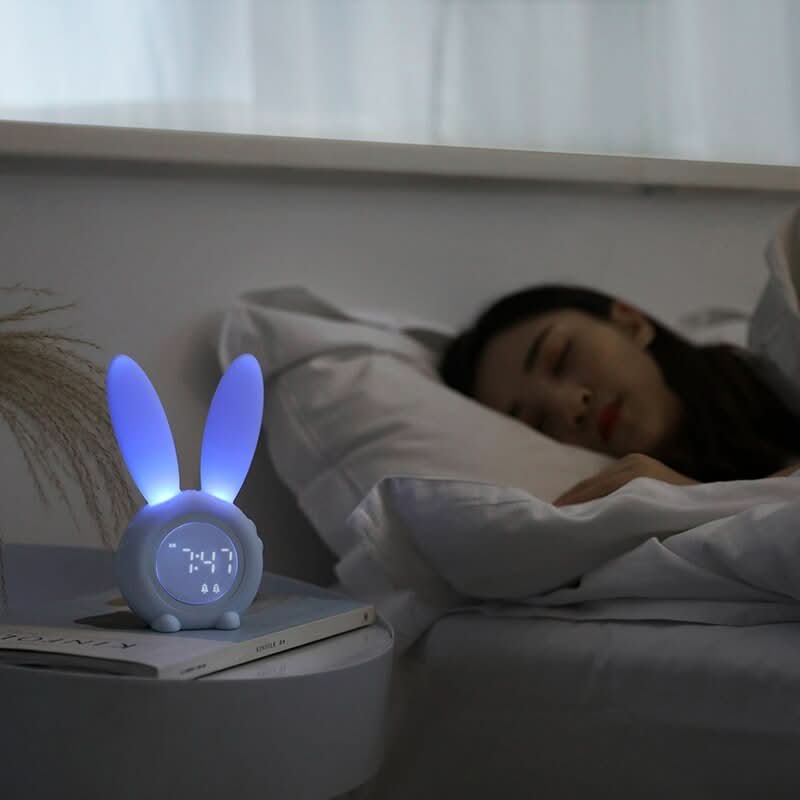 Childrens Night Light with Alarm, Sunrise Alarm Clock for Toddlers