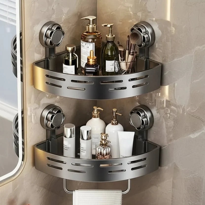 Wall Mounted Corner Shelf, Bathroom Corner Shelves for Bathroom Storage – image 4