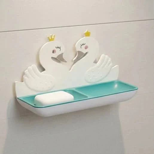 Bathroom Organiser with Drainage, Double Shower Caddy for Shampoo and Soap, Bathroom Storage for Bathroom Accessories