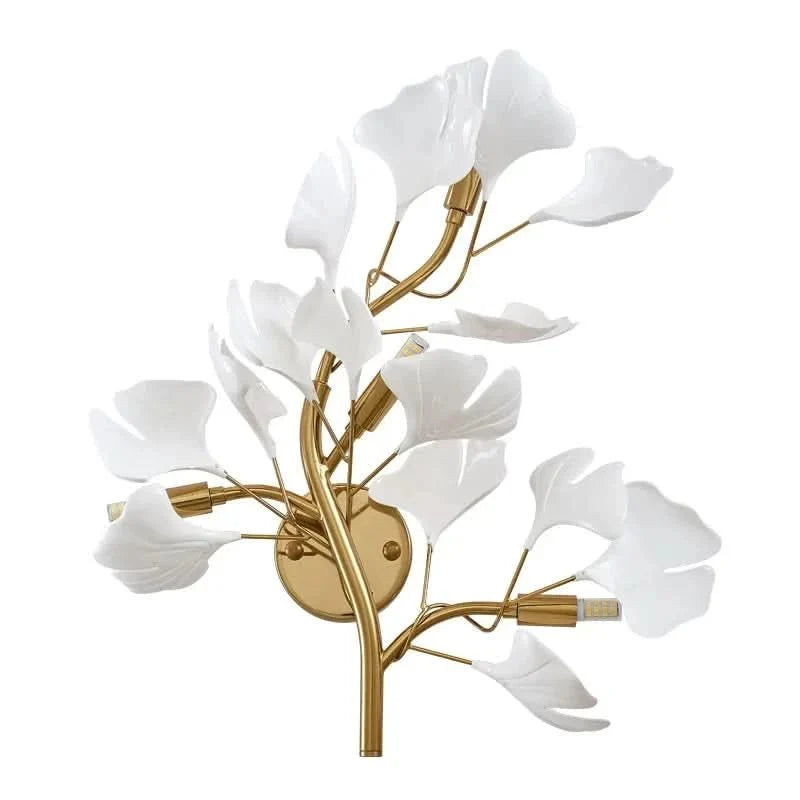 Indoor Wall Lights, Modern LED Wall Sconce with Ginkgo Leaf Design, Living Room Wall Light for Bedroom and Hallway_05