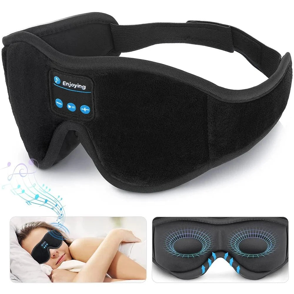 Eye Mask for Sleeping, Sleep Mask with Headphones